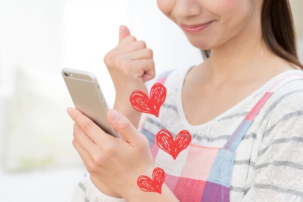 スマホ操作の手順イメージ